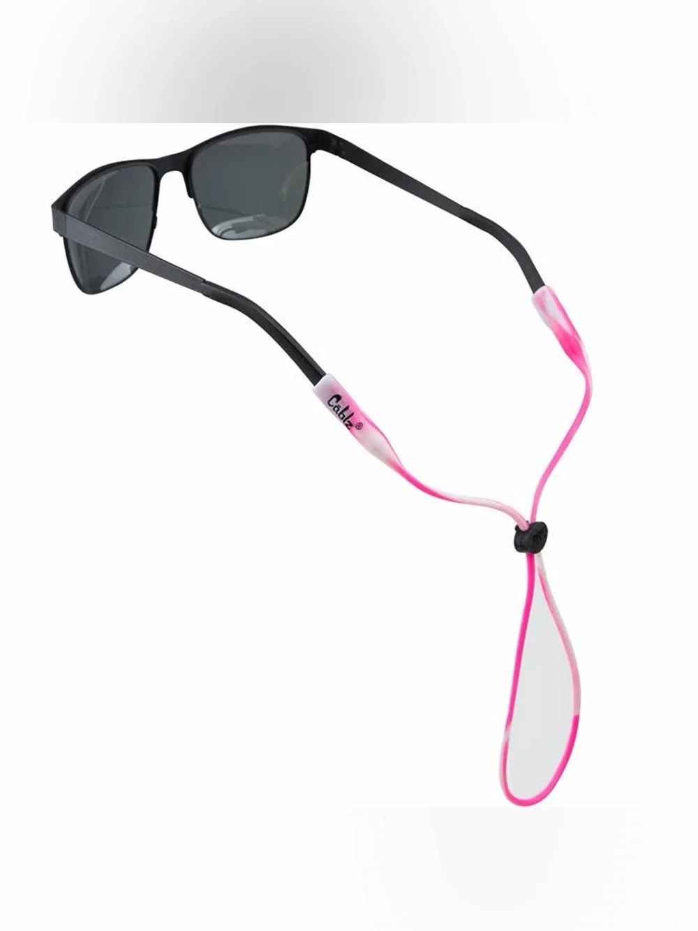 Cablz - Silicone.  Made from 100% Silicone!-SiliconePink/Wht: Pink & White / 16